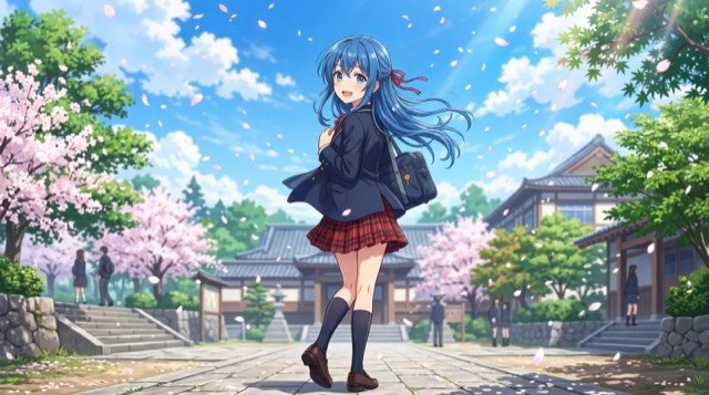 Scene generated by Studio in Anime style