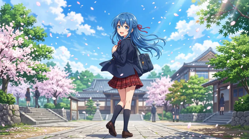Scene generated by Studio in Anime style