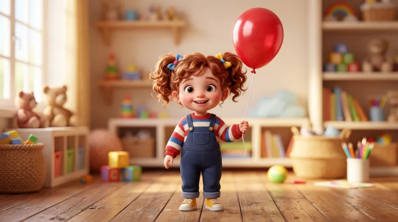 Scene generated by Studio in Cartoon 3D style