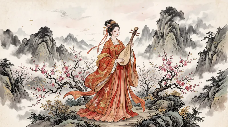 Scene generated by Kuak Studio in Chinese ancient style