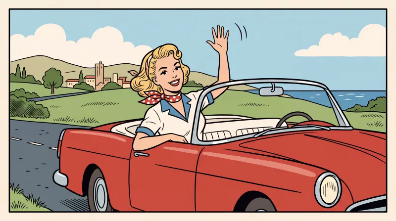 Scene generated by Kuak Studio in Comic Strip style