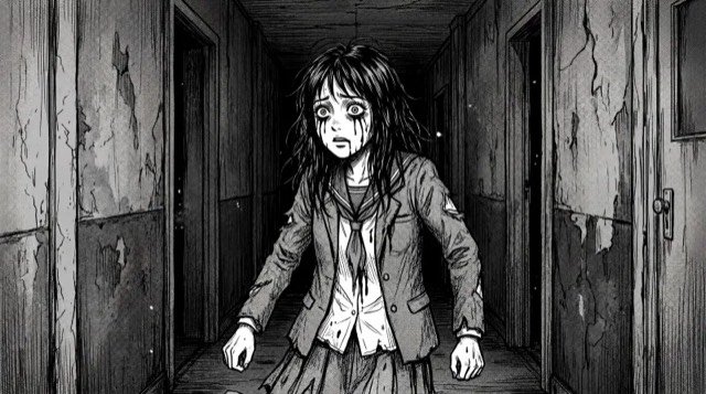 Scene generated by Studio in Dark manga style