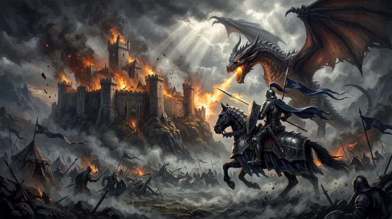 Scene generated by Studio in Epic Fantasy style