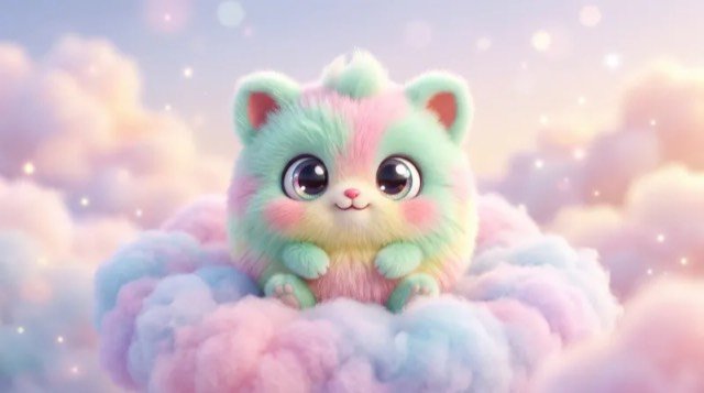 Scene generated by Studio in Fluffy 3D style