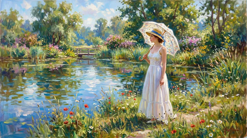 Scene generated by Kuak Studio in Impressionist style