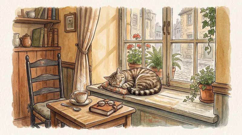Scene generated by Kuak Studio in Ink Watercolor style