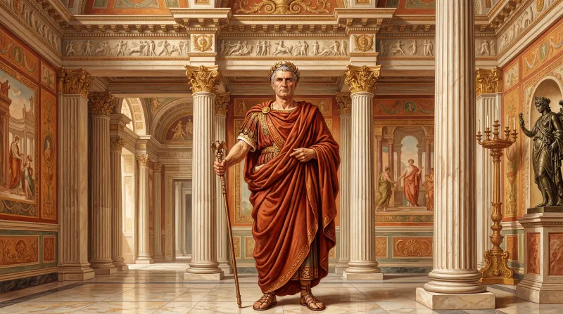 Scene generated by Kuak Studio in Roman Art style