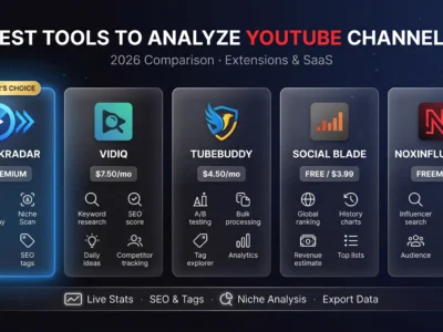 Mejores herramientas para analizar canales de YouTube