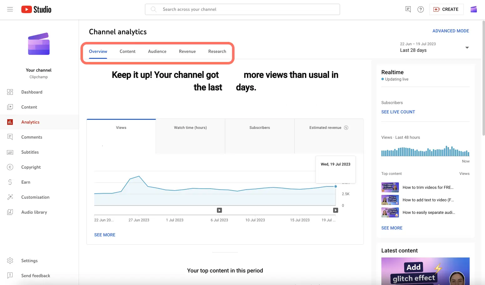 How to see YouTube channel revenue (real estimation)